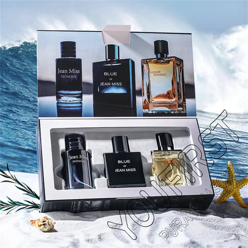 Set de Perfume para Hombre 90ml | Colonia Masculina de Larga Duración con Aroma Ocean
