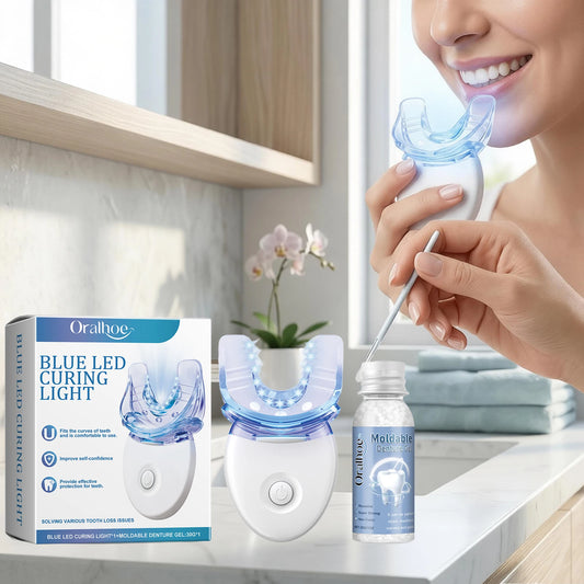 Blanquea tus dientes en casa con luz LED. Resultados rápidos y sin dolor.