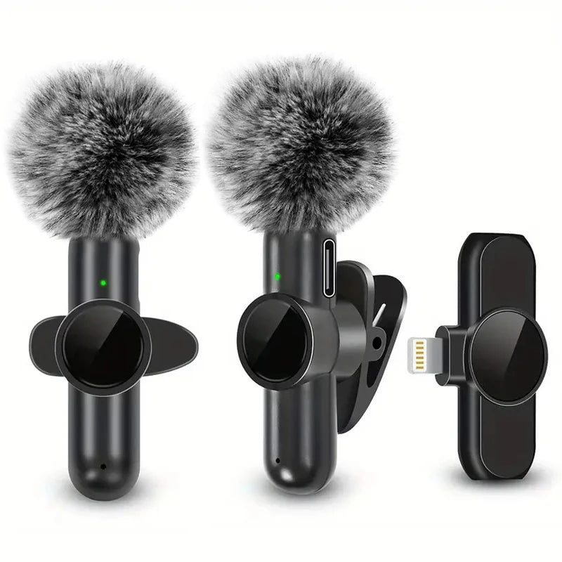 Micrófono Lavalier Inalámbrico – Grabación Profesional para iPhone y Android