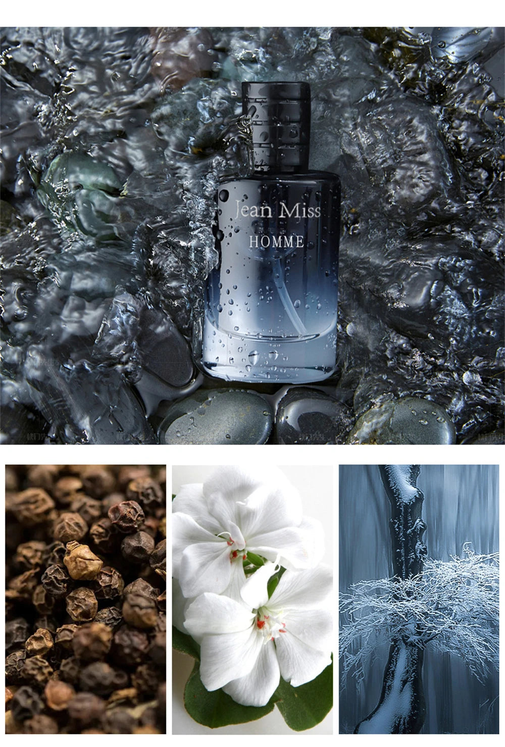 Set de Perfume para Hombre 90ml | Colonia Masculina de Larga Duración con Aroma Ocean