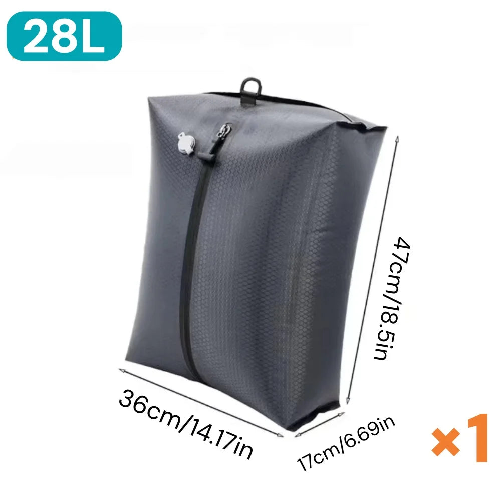 Bolsas de Vacío para Viaje 17L con Bomba de Aire – Compresión para Ropa y Maletas