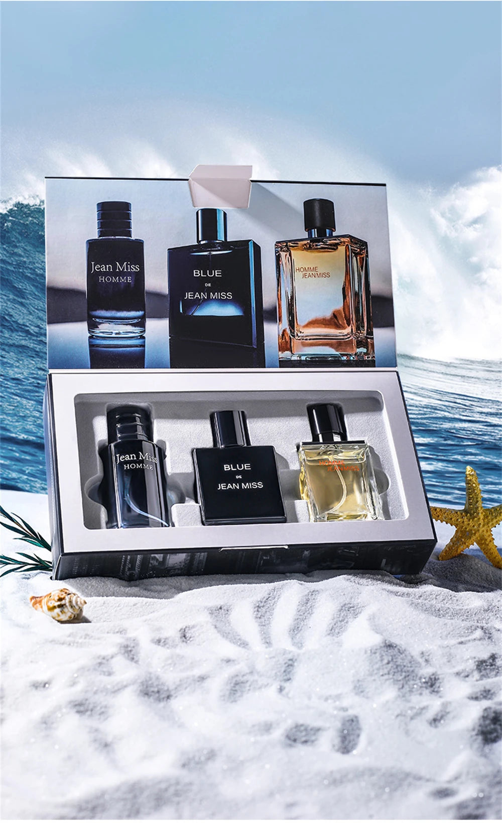 Set de Perfume para Hombre 90ml | Colonia Masculina de Larga Duración con Aroma Ocean