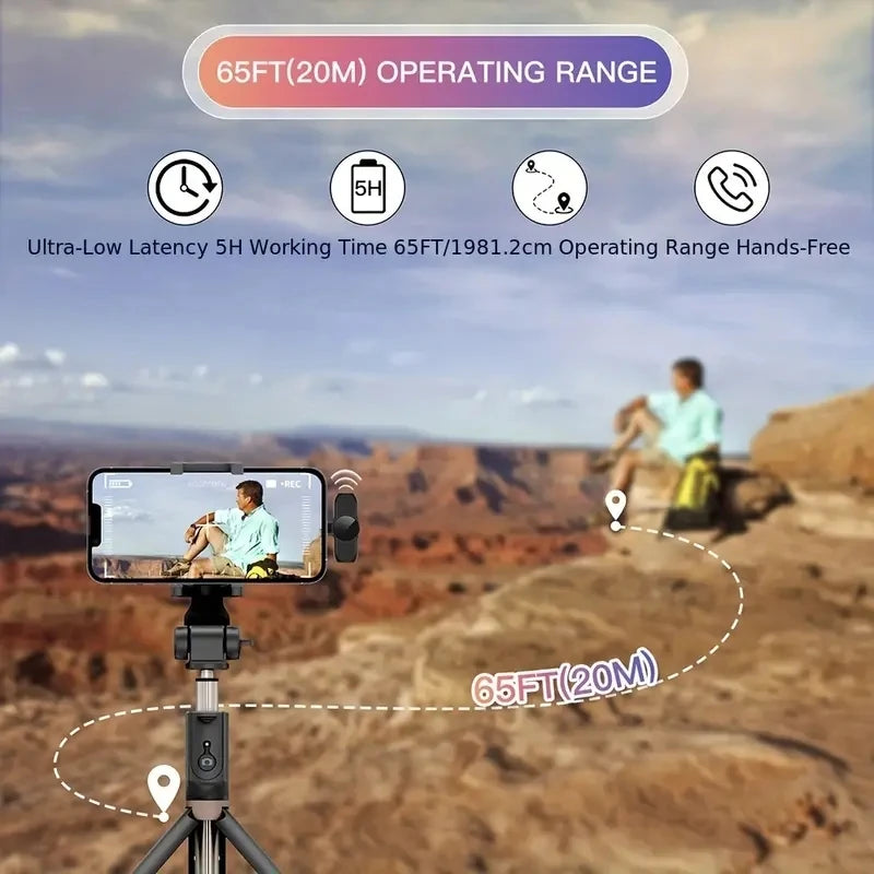 Micrófono Lavalier Inalámbrico – Grabación Profesional para iPhone y Android